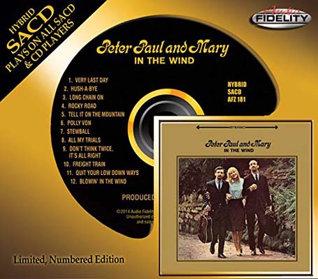 Peter, Paul And Mary - In The Wind (1963) [2014, Audio Fidelity Remastered, CD-Layer + Hi-Res SACD Rip]