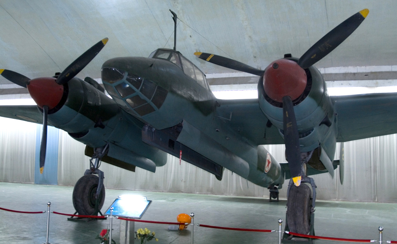 Tupolev ANT-54 está en exhibición en el China Aviation Museum en Beijing, China