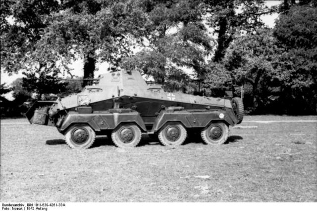 SdKfz 231 de la Hermann Goering Div