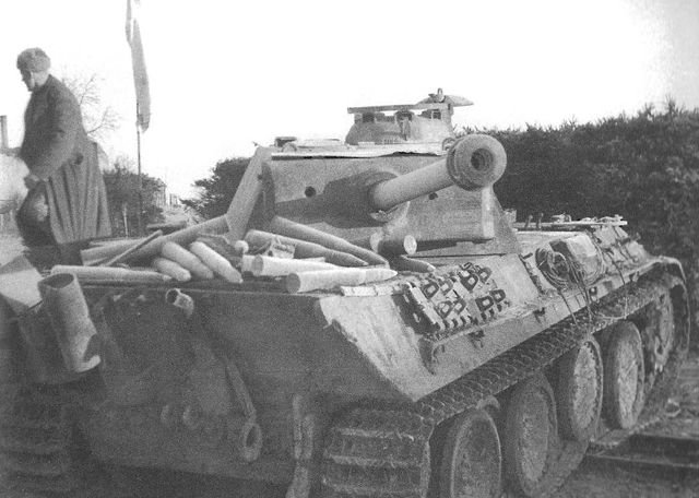 Panther Ausf. G capturado intacto por tropas 3er Frente Bielorruso en Prusia Oriental. Enero de 1945