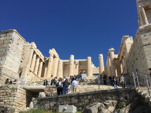 Crónica de un viaje a Grecia 2016 (En construcción) - Blogs de Grecia - 10 Marzo - Atenas (Acrópolis, Anafiotika, Colina Filopappos) (5)