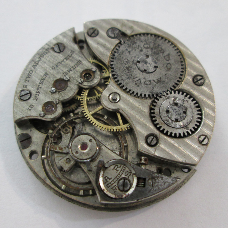 FS Swiss Vintage Movado Caliber 370 Watch Movement Parts Spares Repair ...