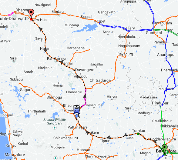 Bengaluru-Arasikere-Hubballi Rail Road | 470kms | Doubling U/C ...