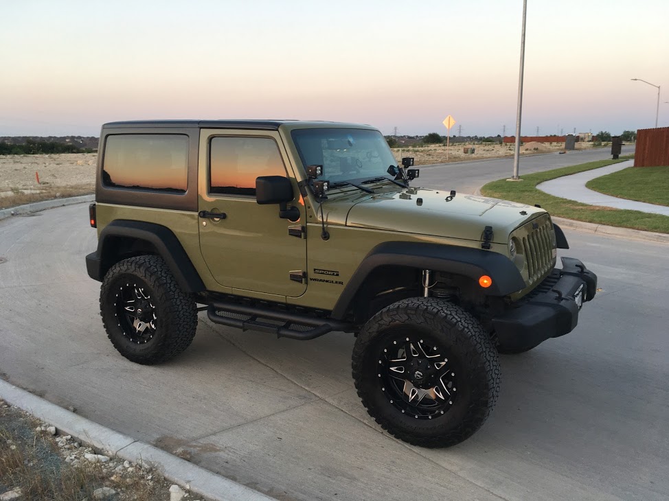 Hard To Find 2013 Commando Green 2 Door Build Jeep