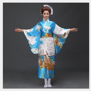 Classic-_Traditional-_Floral-_Kimono-_Sexy-_Women-_Yukata-_With-_Obi-_Vin