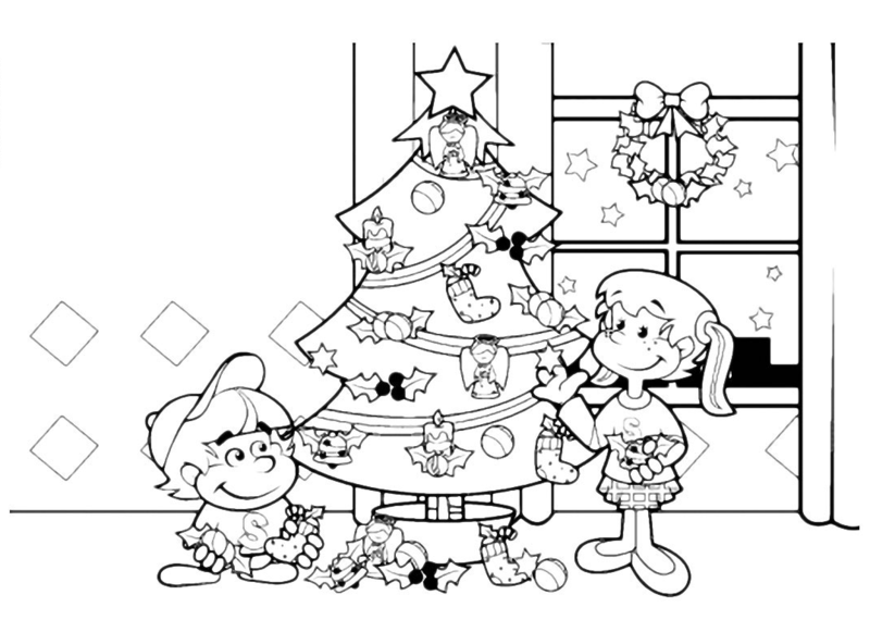 Disegni Di Natale Da Stampare E Colorare Alberi Di Natale Per Bambini