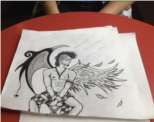 Drawing of "dichotomy" by J.C.