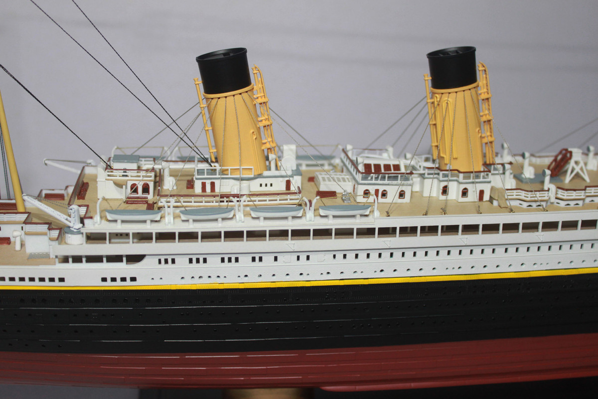RMS TITANIC 1/400 ACADEMY ILUMINADO *****FINALIZADO***** - Página 3 ... Rms Britannic Model