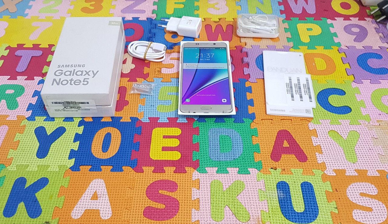 Sell Samsung Galaxy Note 5 Gold Fullset sein bisa tt