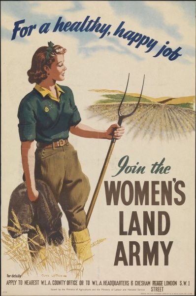 Cartel de The Womens Land Army